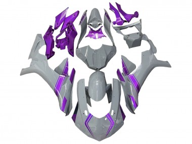 Carenagens Moto Yamaha YZF 1000 R1 2020-2025 - Nardo Cinzento Roxo