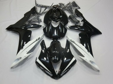 Carenagens Moto Yamaha YZF 1000 R1 2004-2006 - Preto Brilhante Branco