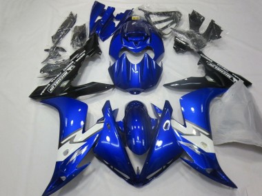 Carenagens Moto Yamaha YZF 1000 R1 2004-2006 - Azul Branco Preto Brilhante