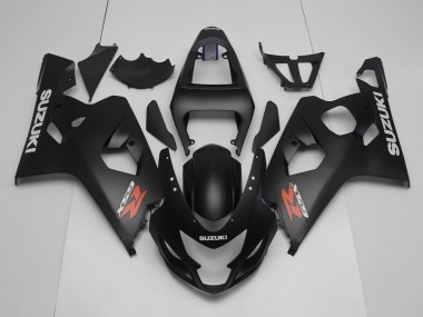 Carenagens Moto Suzuki GSXR 600 / GSXR 750 2004-2005 - Preto Fosco Vermelho Branco