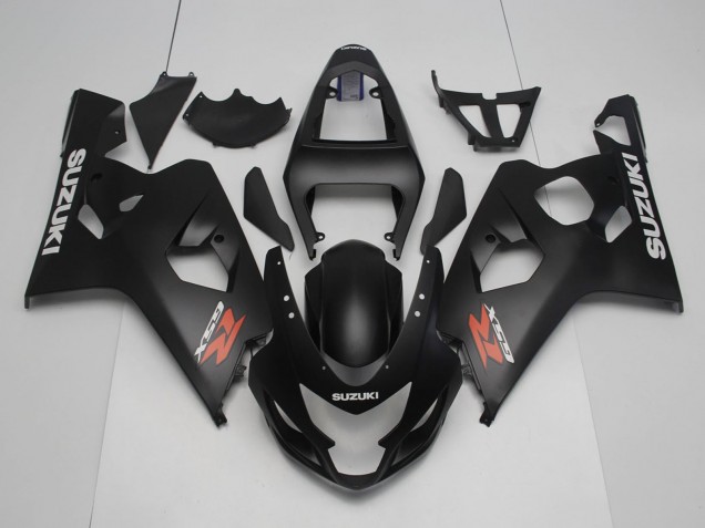 Carenagens Moto Suzuki GSXR 600 / GSXR 750 2004-2005 - Preto Fosco Vermelho Branco