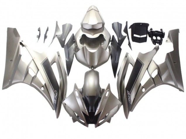 Carenagens Moto Yamaha YZF R6 2006-2007 - Prata Cinzento