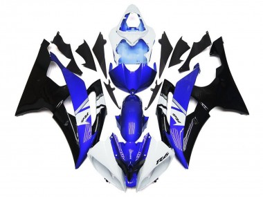 Carenagens Moto Yamaha YZF R6 2008-2016 - Branco Azul Preto