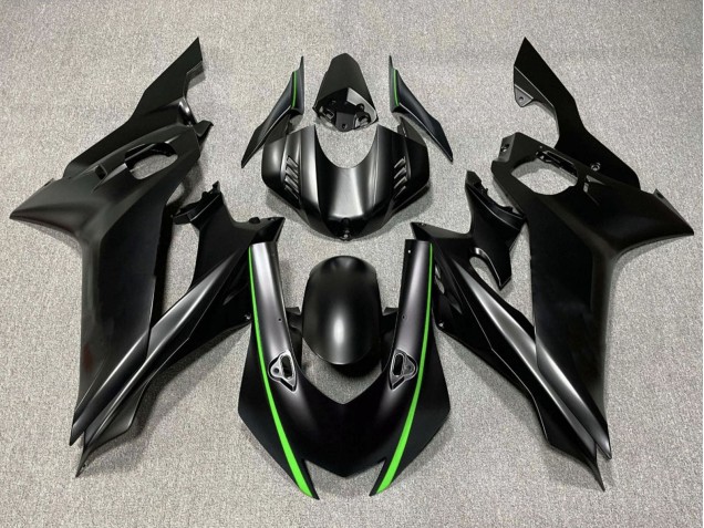 Carenagens Moto Yamaha YZF R6 2017-2023 - Preto Fosco Verde