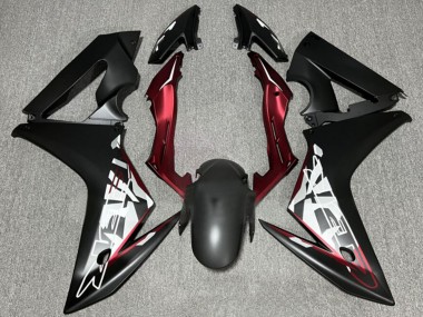 Carenagens Moto Honda CBR650F 2014-2016 - Preto Fosco Vermelho