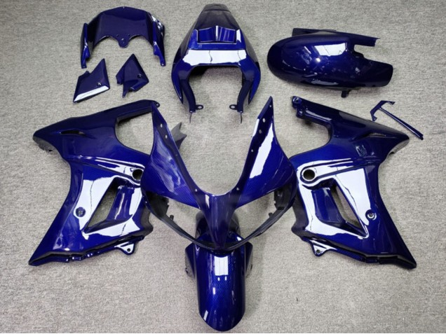 Carenagens Moto Suzuki SV650 2003-2013 - Azul Brilhante Fibra de Carbono