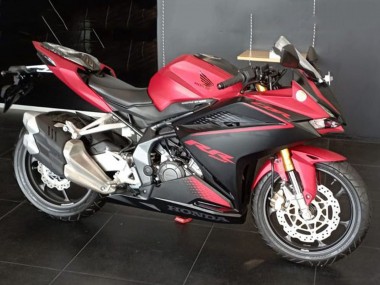 Kits Carenagem Moto Honda CBR250RR 2017-2022 - Vermelho Preto Fosco