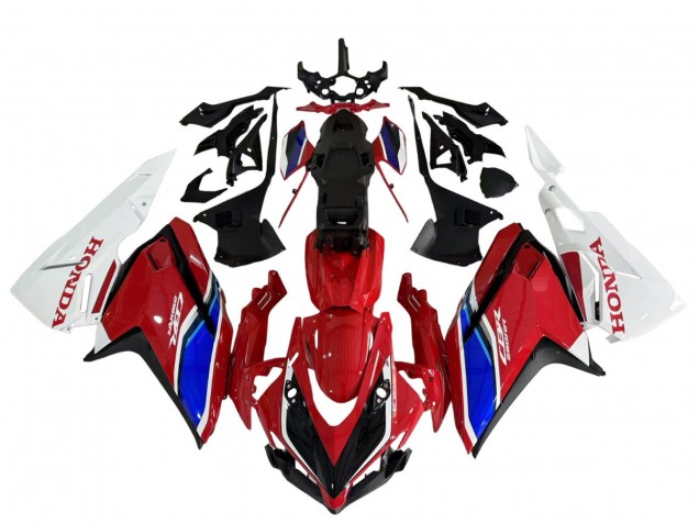 Carenagens Moto Honda CBR250RR 2017-2022 - Vermelho Azul Branco