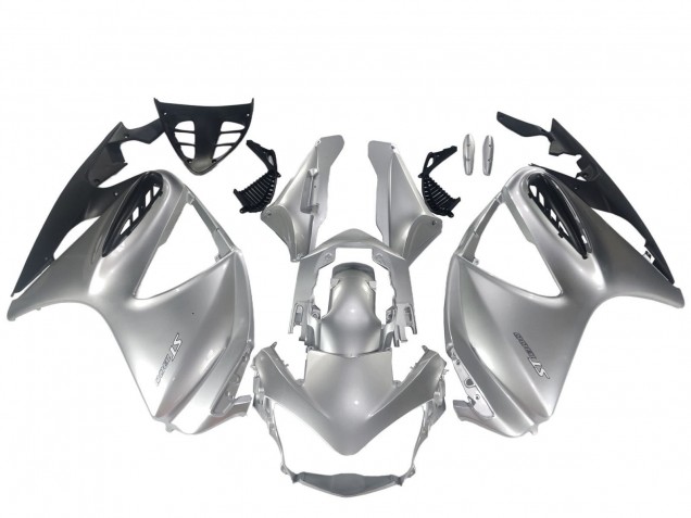 Carenagem Moto Honda ST1300 2002-2016 - Prata Preto Fosco