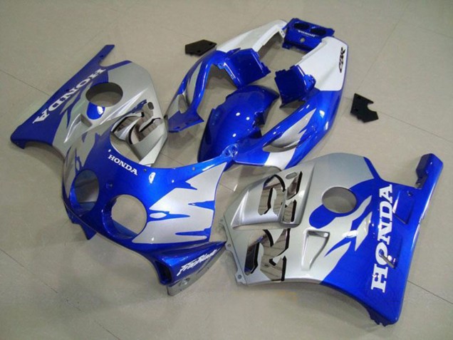 Carenagens Moto Honda CBR250RR MC22 1990-1998 - Prata Azul
