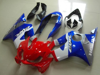 Carenagens Moto Honda CBR600 F4i 2004-2007 - Azul Branco Vermelho Cinzento