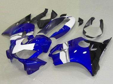Carenagens Moto Honda CBR600 F4i 2004-2007 - Branco Azul Preto Brilhante