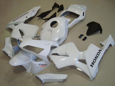 Carenagens Moto Honda CBR600RR 2003-2004 - Branco Preto Decal