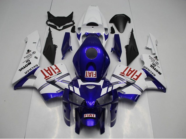 Carenagens Moto Honda CBR600RR 2005-2006 - Branco Azul Vermelho Fiat