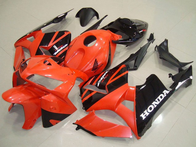 Carenagens Moto Honda CBR600RR 2005-2006 - Laranja Preto