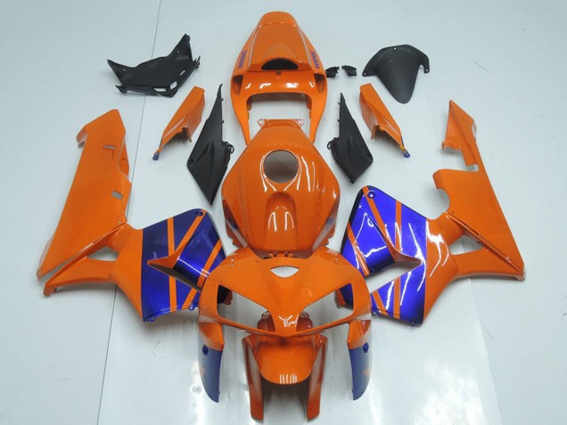 Carenagens Moto Honda CBR600RR 2005-2006 - Laranja Azul
