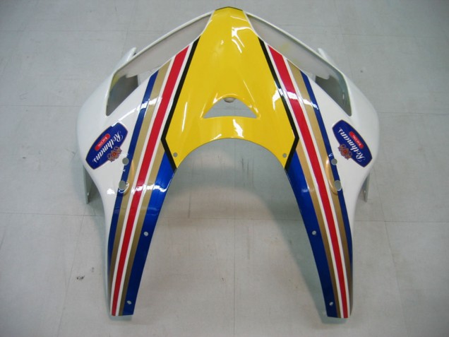 Carenagens Moto Honda CBR600RR 2005-2006 - Azul Branco Amarelo Rothmans