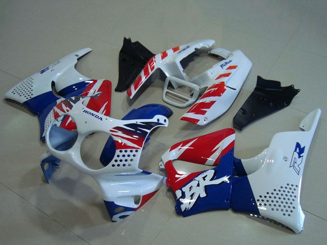 Carenagens Moto Honda CBR900RR 893 1992-1993 - Branco Vermelho Azul