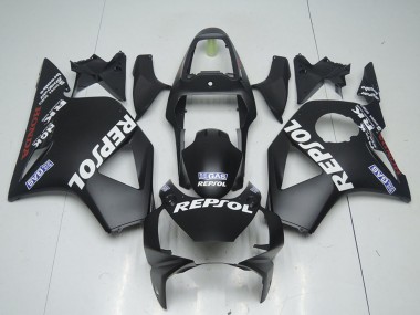 Carenagens Moto Honda CBR900RR 954 2002-2003 - Preto Fosco Repsol