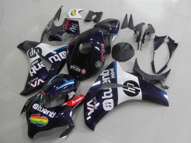 Carenagens Moto Honda CBR1000RR 2008-2011 - Azul Escuro Branco Vermelho Tuenli HP