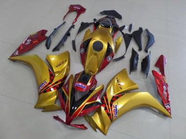 Carenagens Moto Honda CBR1000RR 2012-2016 - Ouro Vermelho HRC