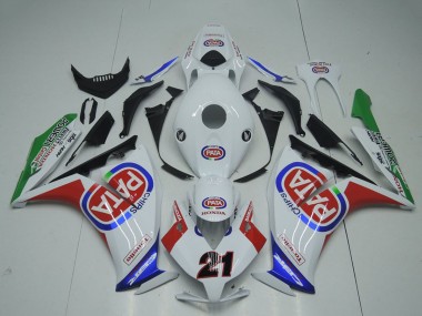 Carenagens Moto Honda CBR1000RR 2012-2016 - Branco Vermelho Azul Verde Pata 21
