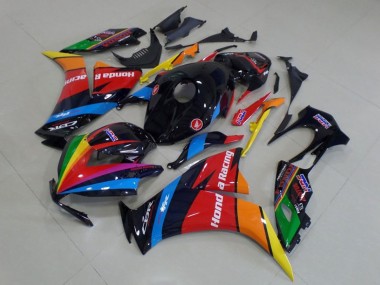 Carenagens Moto Honda CBR1000RR 2012-2016 - Azul Vermelho Amarelo Verde Preto Brilhante Arco-íris