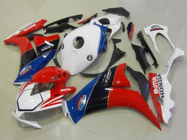 Carenagens Moto Honda CBR1000RR 2012-2016 - Branco Azul Vermelho Preto Brilhante TT Legends