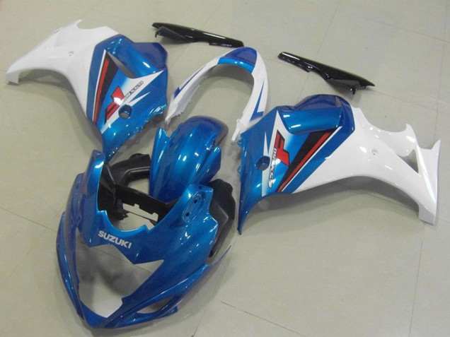 Carenagens Moto Suzuki GSX650F 2008-2013 - Branco Azul
