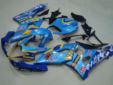 Carenagens Moto Suzuki GSXR 1000 2005-2006 - Azul Ouro Rizla