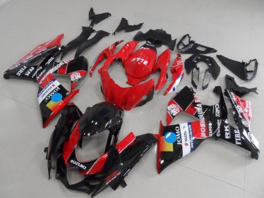 Carenagens Moto Suzuki GSXR 1000 2009-2016 - Vermelho Azul Amarelo Preto JOMO