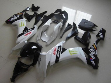 Carenagens Moto Kawasaki ZX10R 2008-2010 - Branco Preto Brilhante Vermelho Verde Monstro