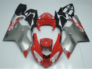 Carenagens Moto Aprilia RSV1000 2003-2006 - Vermelho Cinzento Preto