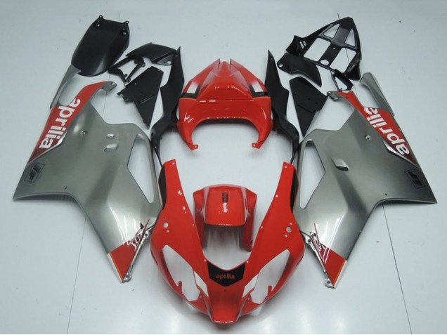 Carenagens Moto Aprilia RSV1000 2003-2006 - Vermelho Cinzento Preto