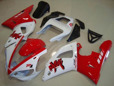 Carenagem Moto Yamaha YZF R1 2000-2001 - Branco Vermelho