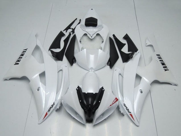 Carenagens Moto Yamaha YZF R6 2008-2016 - Branco Brilhante