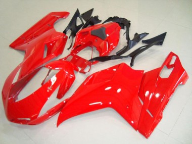 Carenagens Moto Ducati 848 1098 1198 2007-2014 - Vermelho