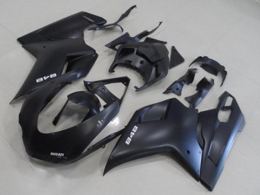 Kits Carenagem Moto Ducati 848 2007-2014 - Preto Fosco