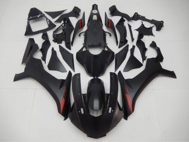 Carenagens Moto Yamaha YZF R1 2015-2019 - Preto Fosco Vermelho