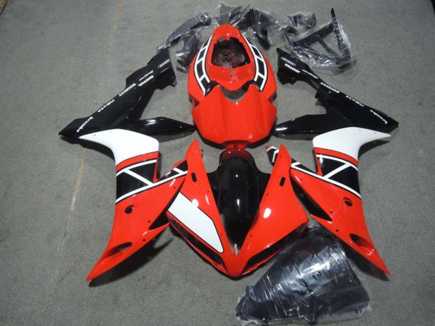 Carenagens Moto Yamaha YZF R1 2004-2006 - Branco Vermelho Preto