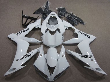 Carenagens Moto Yamaha YZF R1 2004-2006 - Branco Preto Decal