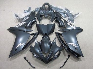 Carenagens Moto Yamaha YZF R1 2007-2008 - Preto Fosco Branco Decal
