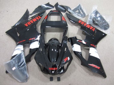 Carenagens Moto Yamaha YZF R1 2009-2011 - Preto Brilhante Branco Vermelho