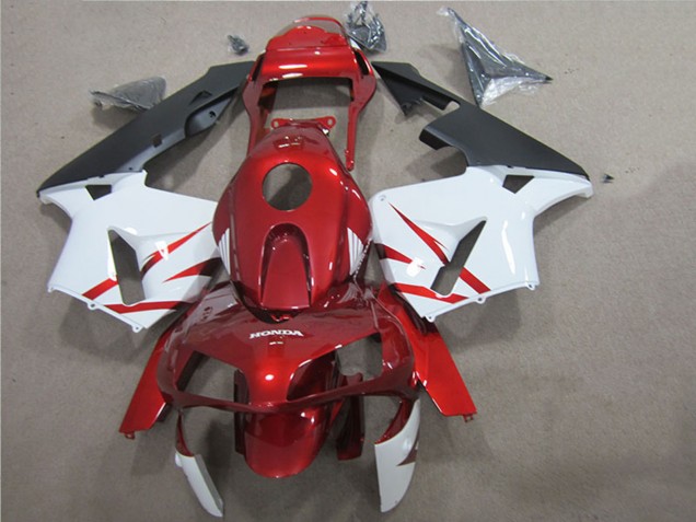 Carenagem Moto Honda CBR600RR 2005-2006 - Vermelho Branco Preto