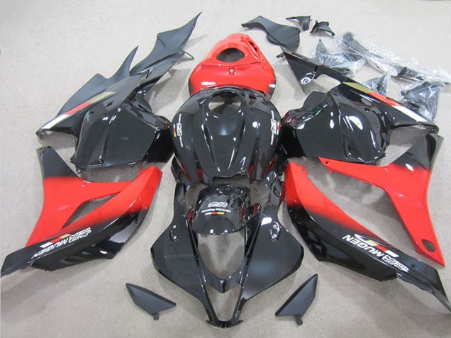 Carenagem Moto Honda CBR600RR 2009-2012 - Vermelho Preto Brilhante