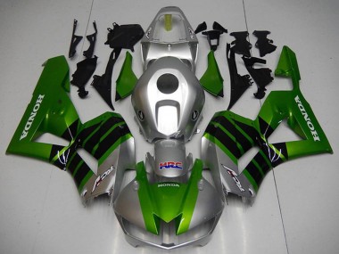 Carenagens Moto Honda CBR1000RR 2012-2016 - Prata Verde Preto Brilhante HRC
