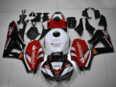 Carenagens Moto Honda CBR1000RR 2012-2016 - Branco Vermelho Preto Brilhante Santander