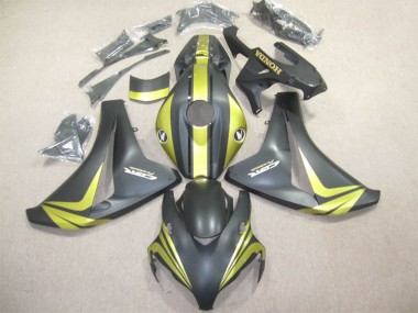 Carenagens Moto Honda CBR1000RR 2008-2011 - Amarelo Preto Fosco