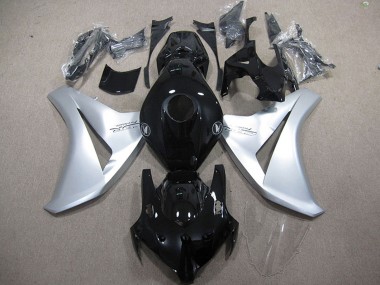 Carenagens Moto Honda CBR1000RR 2008-2011 - Prata Preto Brilhante Fireblade