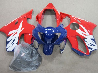 Carenagens Moto Honda CBR600 F4 1999-2000 - Vermelho Azul Escuro